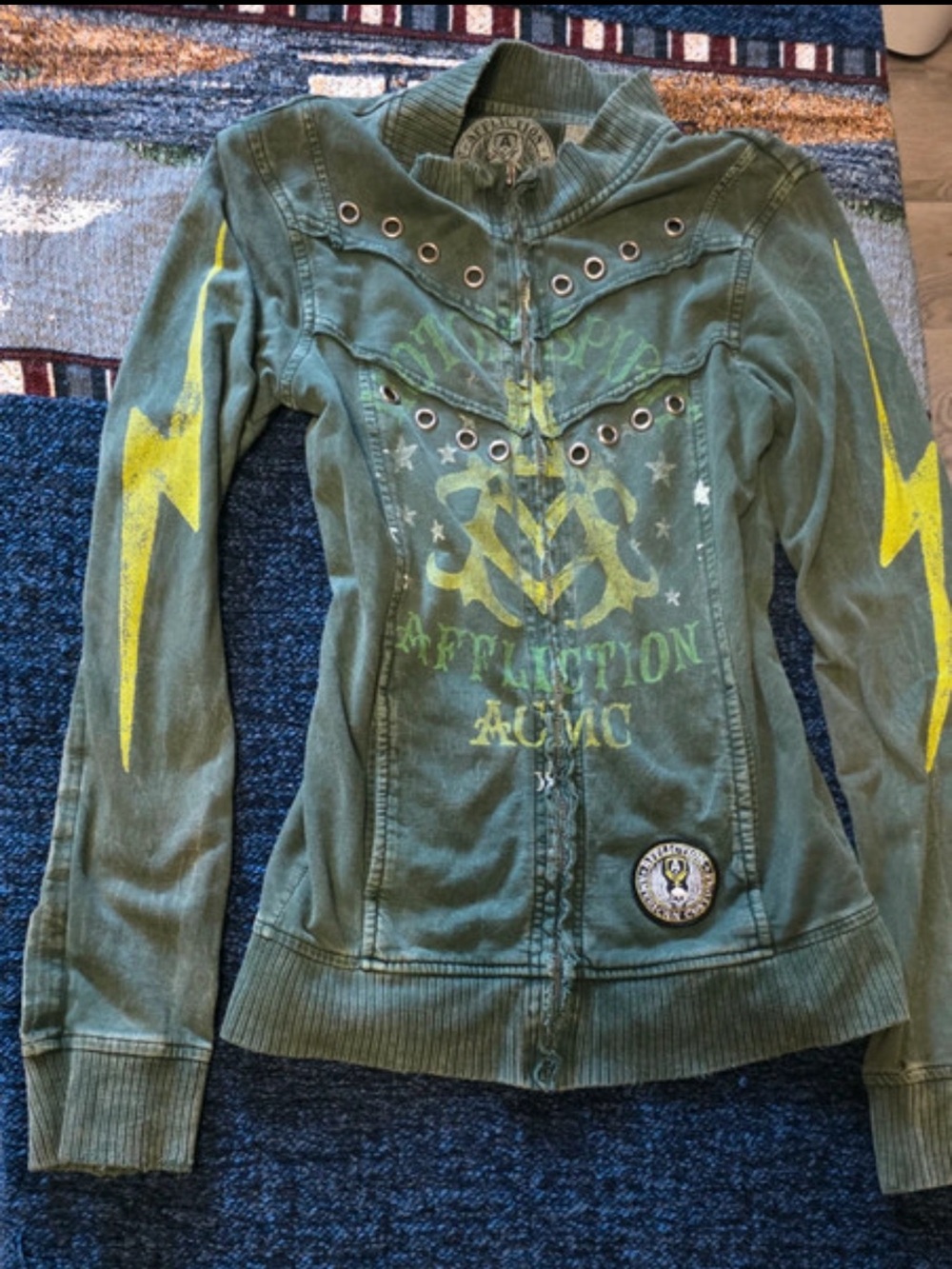 Affliction American Customs Zip Up Sweatshirt